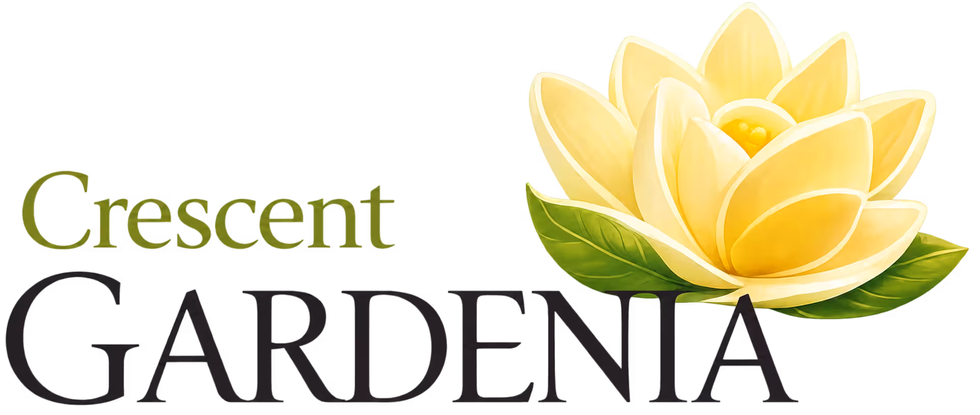 Crescent Gardenia logo